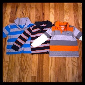 3T Long Sleeve Boys Polo Bundle
